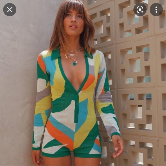 ABSTRACT ART ROMPER - Picture 4 of 4